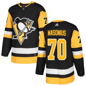 Youth Pittsburgh Penguins Joseph Masonius Adidas Authentic Home Jersey - Black