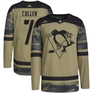 Youth Pittsburgh Penguins Matt Cullen Adidas Authentic Military Appreciation Practice Jersey - Camo