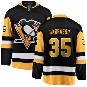 Men's Pittsburgh Penguins Tom Barrasso Fanatics Branded Home Breakaway Jersey - Black