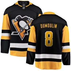 Men's Pittsburgh Penguins Brian Dumoulin Fanatics Branded Home Breakaway Jersey - Black