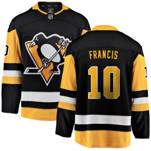 Men's Pittsburgh Penguins Ron Francis Fanatics Branded Home Breakaway Jersey - Black