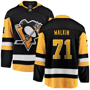 Youth Pittsburgh Penguins Evgeni Malkin Fanatics Branded Home Breakaway Jersey - Black