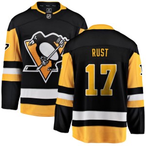 Men's Pittsburgh Penguins Bryan Rust Fanatics Branded Home Breakaway Jersey - Black