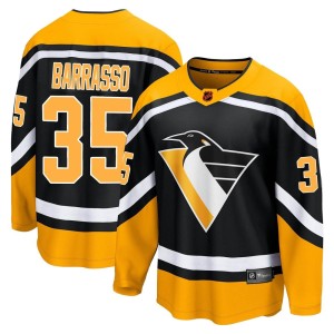 Men's Pittsburgh Penguins Tom Barrasso Fanatics Branded Breakaway Special Edition 2.0 Jersey - Black