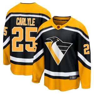 Men's Pittsburgh Penguins Randy Carlyle Fanatics Branded Breakaway Special Edition 2.0 Jersey - Black