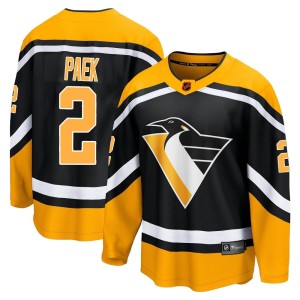 Men's Pittsburgh Penguins Jim Paek Fanatics Branded Breakaway Special Edition 2.0 Jersey - Black