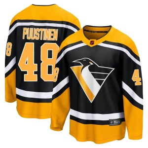 Men's Pittsburgh Penguins Valtteri Puustinen Fanatics Branded Breakaway Special Edition 2.0 Jersey - Black