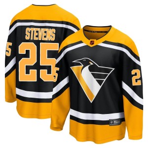 Men's Pittsburgh Penguins Kevin Stevens Fanatics Branded Breakaway Special Edition 2.0 Jersey - Black