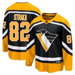Men's Pittsburgh Penguins Martin Straka Fanatics Branded Breakaway Special Edition 2.0 Jersey - Black