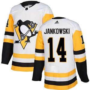 Youth Pittsburgh Penguins Mark Jankowski Adidas Authentic Away Jersey - White