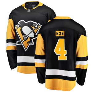 Men's Pittsburgh Penguins Cody Ceci Fanatics Branded Breakaway Home Jersey - Black