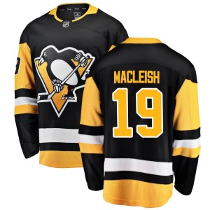 Men's Pittsburgh Penguins Rick Macleish Fanatics Branded Breakaway Home Jersey - Black