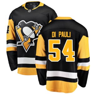 Men's Pittsburgh Penguins Thomas Di Pauli Fanatics Branded Breakaway Home Jersey - Black
