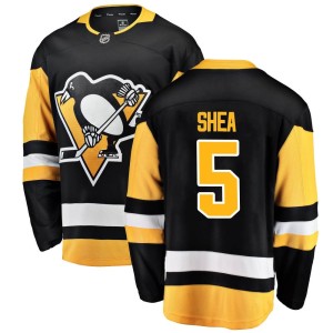 Men's Pittsburgh Penguins Ryan Shea Fanatics Branded Breakaway Home Jersey - Black