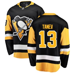 Men's Pittsburgh Penguins Brandon Tanev Fanatics Branded Breakaway Home Jersey - Black