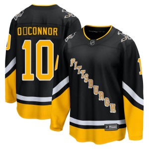 Men's Pittsburgh Penguins Drew O'Connor Fanatics Branded Premier 2021/22 Alternate Breakaway Player Jersey - Black