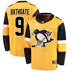 Youth Pittsburgh Penguins Andy Bathgate Fanatics Branded Breakaway Alternate Jersey - Gold