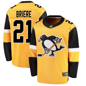 Youth Pittsburgh Penguins Michel Briere Fanatics Branded Breakaway Alternate Jersey - Gold