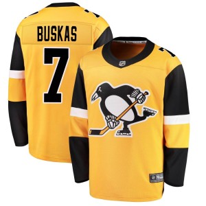 Youth Pittsburgh Penguins Rod Buskas Fanatics Branded Breakaway Alternate Jersey - Gold