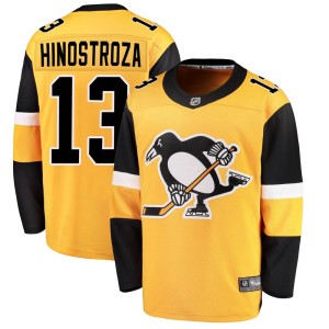 Youth Pittsburgh Penguins Vinnie Hinostroza Fanatics Branded Breakaway Alternate Jersey - Gold