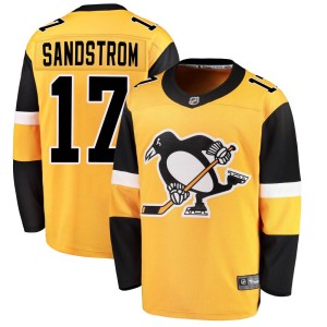 Youth Pittsburgh Penguins Tomas Sandstrom Fanatics Branded Breakaway Alternate Jersey - Gold