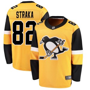 Youth Pittsburgh Penguins Martin Straka Fanatics Branded Breakaway Alternate Jersey - Gold