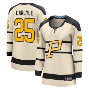 Women's Pittsburgh Penguins Randy Carlyle Fanatics Branded 2023 Winter Classic Jersey - Cream