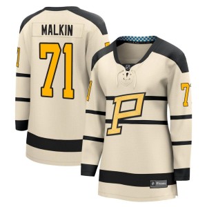 Women's Pittsburgh Penguins Evgeni Malkin Fanatics Branded 2023 Winter Classic Jersey - Cream