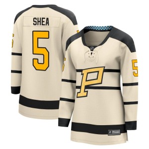 Women's Pittsburgh Penguins Ryan Shea Fanatics Branded 2023 Winter Classic Jersey - Cream