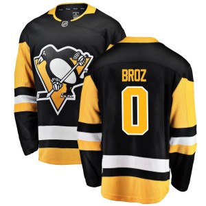 Youth Pittsburgh Penguins Tristan Broz Fanatics Branded Breakaway Home Jersey - Black