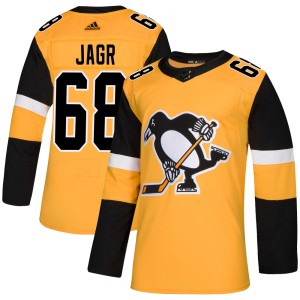 Youth Pittsburgh Penguins Jaromir Jagr Adidas Authentic Alternate Jersey - Gold