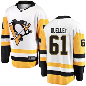 Men's Pittsburgh Penguins Xavier Ouellet Fanatics Branded Breakaway Away Jersey - White