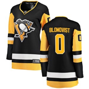 Women's Pittsburgh Penguins Joel Blomqvist Fanatics Branded Breakaway Home Jersey - Black