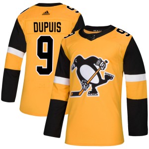 Men's Pittsburgh Penguins Pascal Dupuis Adidas Authentic Alternate Jersey - Gold
