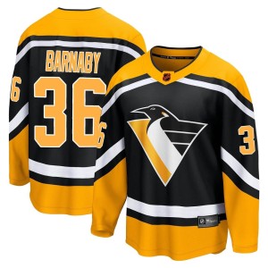 Youth Pittsburgh Penguins Matthew Barnaby Fanatics Branded Breakaway Special Edition 2.0 Jersey - Black