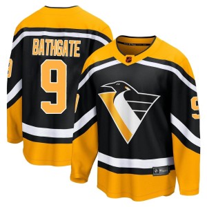 Youth Pittsburgh Penguins Andy Bathgate Fanatics Branded Breakaway Special Edition 2.0 Jersey - Black