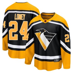 Youth Pittsburgh Penguins Troy Loney Fanatics Branded Breakaway Special Edition 2.0 Jersey - Black