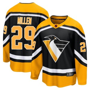 Youth Pittsburgh Penguins Greg Millen Fanatics Branded Breakaway Special Edition 2.0 Jersey - Black