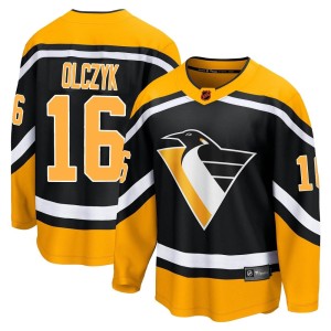 Youth Pittsburgh Penguins Ed Olczyk Fanatics Branded Breakaway Special Edition 2.0 Jersey - Black