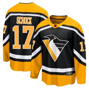 Youth Pittsburgh Penguins Ron Schock Fanatics Branded Breakaway Special Edition 2.0 Jersey - Black