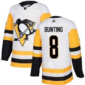 Men's Pittsburgh Penguins Michael Bunting Adidas Authentic Away Jersey - White
