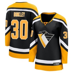 Women's Pittsburgh Penguins Les Binkley Fanatics Branded Breakaway Special Edition 2.0 Jersey - Black