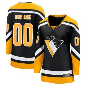 Women's Pittsburgh Penguins Custom Fanatics Branded Breakaway Special Edition 2.0 Jersey - Black