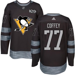 Men's Pittsburgh Penguins Paul Coffey Authentic 1917-2017 100th Anniversary Jersey - Black