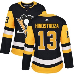Women's Pittsburgh Penguins Vinnie Hinostroza Adidas Authentic Home Jersey - Black
