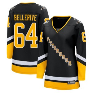 Women's Pittsburgh Penguins Jordy Bellerive Fanatics Branded Premier 2021/22 Alternate Breakaway Player Jersey - Black