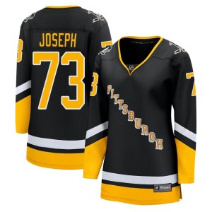 Women's Pittsburgh Penguins Pierre-Olivier Joseph Fanatics Branded Premier 2021/22 Alternate Breakaway Player Jersey - Black