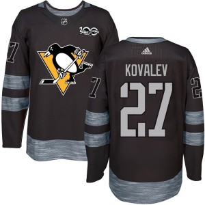 Youth Pittsburgh Penguins Alex Kovalev Authentic 1917-2017 100th Anniversary Jersey - Black