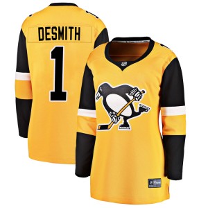 Women's Pittsburgh Penguins Casey DeSmith Fanatics Branded Breakaway Alternate Jersey - Gold