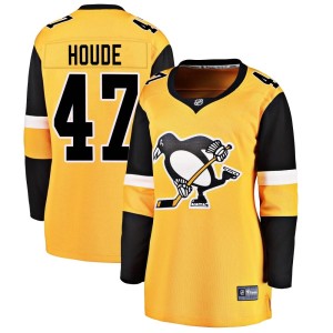 Women's Pittsburgh Penguins Samuel Houde Fanatics Branded Breakaway Alternate Jersey - Gold